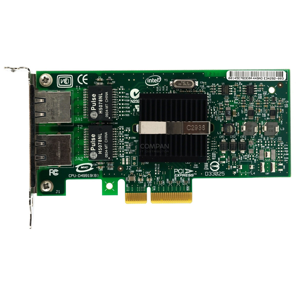 46K6601 LP IBM DUAL PORT GIGABIT ETHERNET ADAPTER LOW PROFILE E34292-03